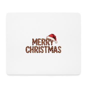 Fröhliche Weihnacht Merry Christmas für Männer - Mousepad (Querformat) - Weiß - Vorne