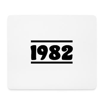 1982 anniversaire 1982 - Tapis de souris (format paysage) - blanc - Devant