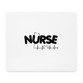 Krankenschwester Pflegerin Geschenk - Mousepad (Querformat) - Weiß - Vorne