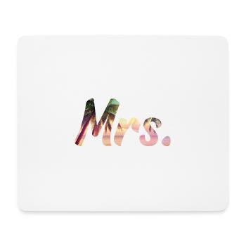 Mrs - Mouse Pad (horizontal) - white - Front
