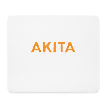 Akita Mama Dog Maman Cadeau - Tapis de souris (format paysage) - blanc - Devant