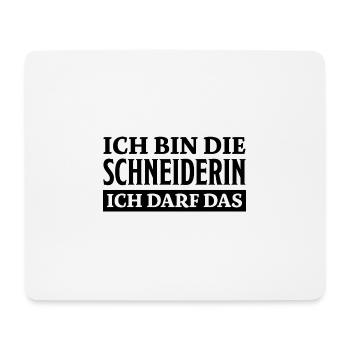 Schneiderin Spruch Nähen Witz Schneiderin Geschenk - Mousepad (Querformat) - Weiß - Vorne