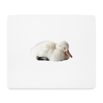 Schwan - Mousepad (Querformat) - Weiß - Vorne