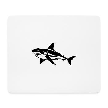 Shark - Mouse Pad (horizontal) - white - Front