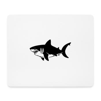 Shark - Mouse Pad (horizontal) - white - Front