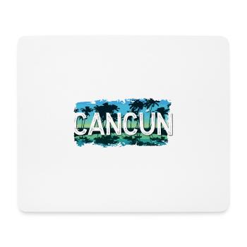 Cancun - Tapis de souris (format paysage) - blanc - Devant