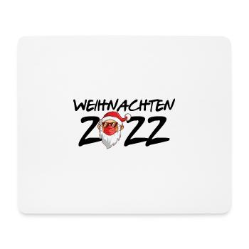 Weihnachten 2022 - Weihnachtsshirt Weihnachtsmann - Mousepad (Querformat) - Weiß - Vorne
