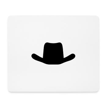 Hut - Mousepad (Querformat) - Weiß - Vorne