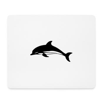 dolphin - Mouse Pad (horizontal) - white - Front