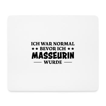 Masseurin Spruch Beruf Massage Masseurin Geschenk - Mousepad (Querformat) - Weiß - Vorne