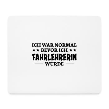Fahrlehrerin Fahrschule Fun Fahrlehrerin Geschenk - Mousepad (Querformat) - Weiß - Vorne