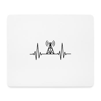 Amateur Funker Funk funk funk funk funkam cadeau - Tapis de souris (format paysage) - blanc - Devant