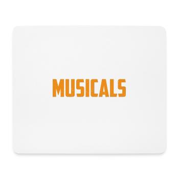 Je veux juste regarder des comédies musicales et faire des siestes 4 - Tapis de souris (format paysage) - blanc - Devant