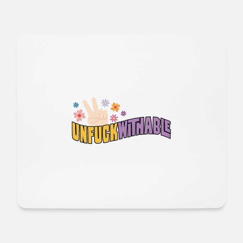 Frauen Gleichberchtigung Design und Feminusmus - Mousepad (Querformat) - Weiß