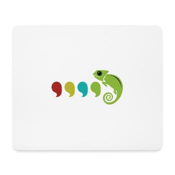 Chamäleon -Reptilien Wildtierbiologe Gift - Mousepad (Querformat) - Weiß - Vorne