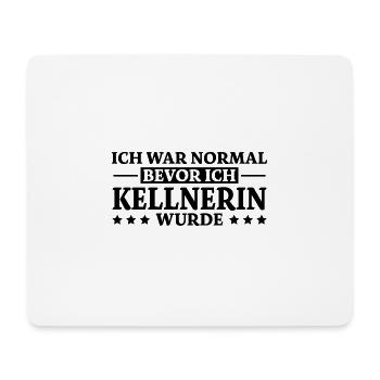 Kellnerin Spruch Kellner Beruf Kellnerin Geschenk - Mousepad (Querformat) - Weiß - Vorne