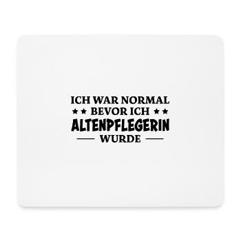 Altenpflegerin Spruch Witz Altenpflegerin Geschenk - Mousepad (Querformat) - Weiß - Vorne