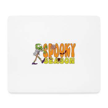 Lazy Halloween Spooky Season Scary Zombie Bats - Mousepad (Querformat) - Weiß - Vorne