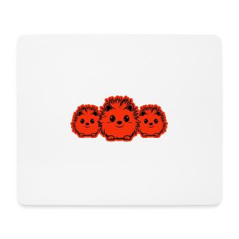 Igel Tier Baby - Mousepad (Querformat) - Weiß - Vorne