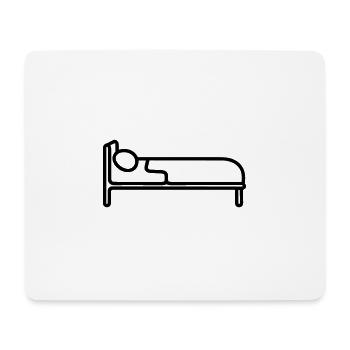 bed - Mouse Pad (horizontal) - white - Front