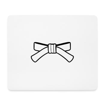Gürtel - Mousepad (Querformat) - Weiß - Vorne