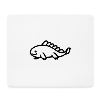 axolotl - Mouse Pad (horizontal) - white - Front