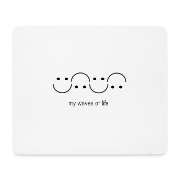 Emotional Lifestyle Teenager Frauen Humor - Mousepad (Querformat) - Weiß - Vorne