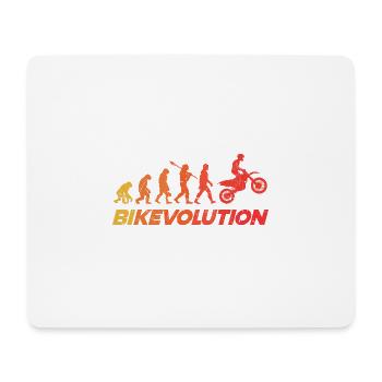 Motorcycle Evolution Vintage Shadow Biker - Mousepad (Querformat) - Weiß - Vorne