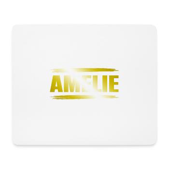 Amélie - Tapis de souris (format paysage) - blanc - Devant