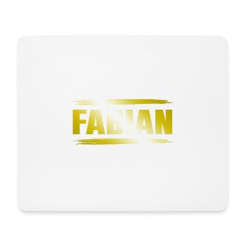 Fabian - Mouse Pad (horizontal) - white - Front