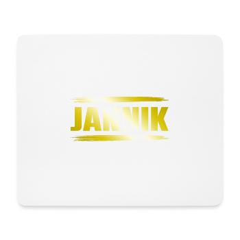 Jannik - Mouse Pad (horizontal) - white - Front