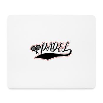 Padel Tennis Paddle Padel Ball Pagayer Padel Tennis - Tapis de souris (format paysage) - blanc - Devant