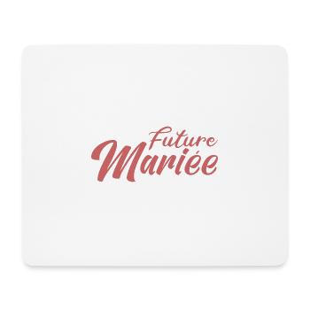 future mariée evjf enterrement vie de jeune fille - Tapis de souris (format paysage) - blanc - Devant