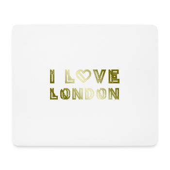 I LOVE LONDON - Mouse Pad (horizontal) - white - Front