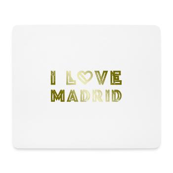 J’aime Madrid - Tapis de souris (format paysage) - blanc - Devant