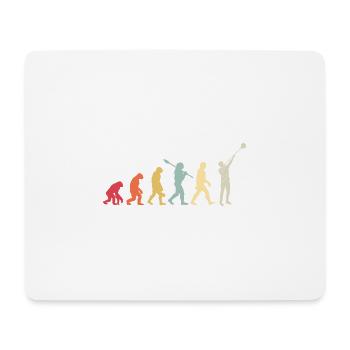 Artiste de verre soufflant de verre Evolution - Tapis de souris (format paysage) - blanc - Devant