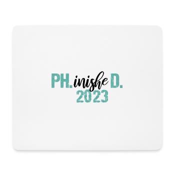 Docteur 2023 Degré Philistin Thèse de doctorat - Tapis de souris (format paysage) - blanc - Devant