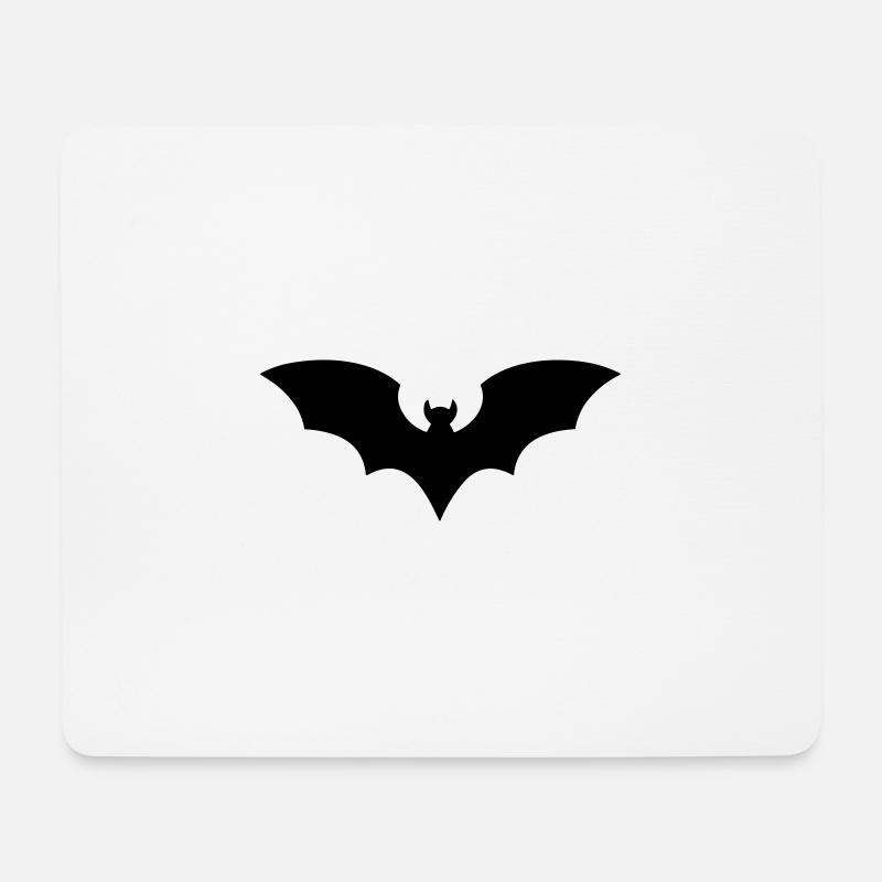 Fledermaus - Mousepad (Querformat) - Weiß