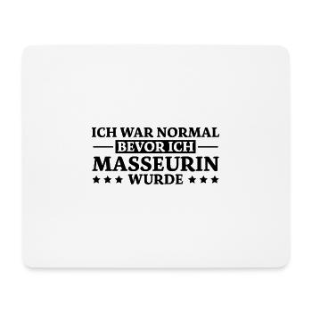 Masseurin Spruch Beruf Massage Masseurin Geschenk - Mousepad (Querformat) - Weiß - Vorne