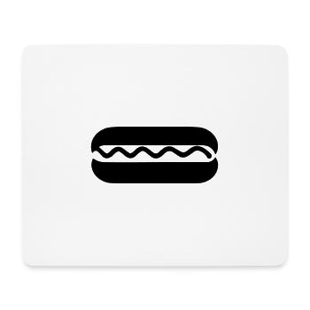 Hot dog - Mouse Pad (horizontal) - white - Front