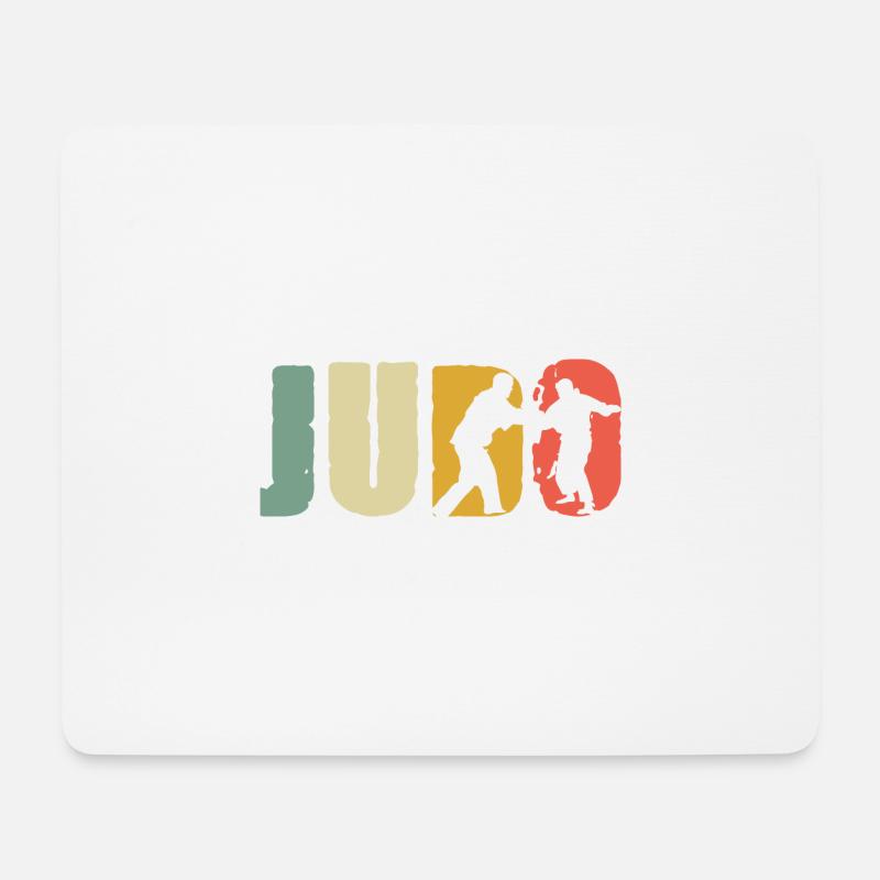 Judo - Mousepad (Querformat) - Weiß