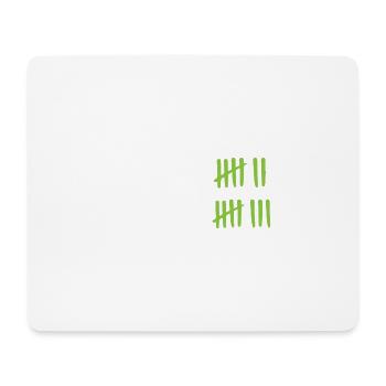 Fell Down Got Up Motivational Quote Life Wisdom - Mousepad (Querformat) - Weiß - Vorne