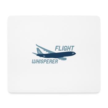 Flight Whisperer 2 - Mouse Pad (horizontal) - white - Front