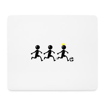 Fussballer Team Verein Spieler - Mousepad (Querformat) - Weiß - Vorne