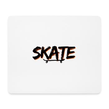 Skate Bold Graffiti Design - Mousepad (Querformat) - Weiß - Vorne