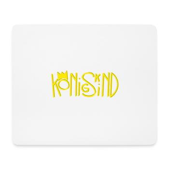 Koenigskind - christliches Design, Handlettering - Mousepad (Querformat) - Weiß - Vorne