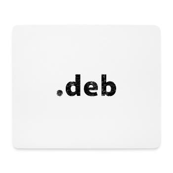 Debian Program Package - Mouse Pad (horizontal) - white - Front