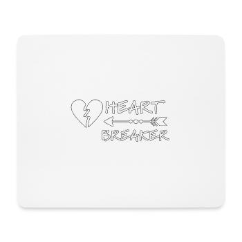Heart Breaker for Kids or Toddlers, Heart Breakerg - Mouse Pad (horizontal) - white - Front