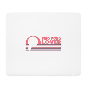 Ping Pong Lover Tischtennisspieler Geschenk - Mousepad (Querformat) - Weiß - Vorne