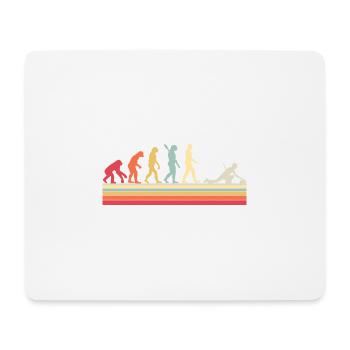 Équipe de curling Evolution - Tapis de souris (format paysage) - blanc - Devant